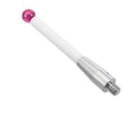Tidevib CMM - Puntina filettata con punta a sfera e stelo di estensione in ceramica per sonda CMM, filettatura M4, diametro sfera 6 mm, lunghezza 75 mm