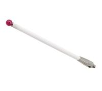 Tidevib CMM - Puntina filettata con punta a sfera e stelo di estensione in ceramica per sonda CMM, filettatura M4, diametro sfera 6 mm, lunghezza 75 mm
