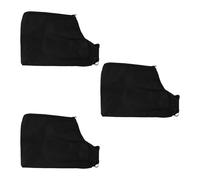 Tidevib Confezione da 3 sacchetti di copertura antipolvere in nylon con apertura in filo di ferro per sega troncatrice e levigatrice a nastro, nero