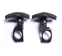 Tidevib Estensione Manubrio Alluminio Strada e Mountain Bikes Triathlon Racing Bar con Cuscinetti Spugna Adatto 2.2cm-2.65cm Tubi Nero