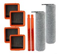 Tidevib Kit di accessori di ricambio per aspirapolvere robot Uwant D5/D5 Pro/D100/D100 Pro/D100 Plus/D100 Plus Pro/A60/V8/V10, spazzole principali, filtro HEPA (C)