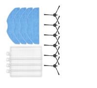 Tidevib Kit di filtri per mocio e spazzole laterali per aspirapolvere EZVIZ RE4 RE4 Plus RE5 RE5 Plus, 4 filtri, 4 panni e 6 spazzole