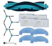 Tidevib Kit di panni per filtro a spazzola laterale principale per Ultenic D10 per MONSGA MS1 Max per Q8/Q8 Max per Lubluelu L15 per Trouver E10 per Mova E10 per Mamibot EXVAC700 per Pioneer per