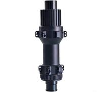 Tidevib Lega di alluminio da strada per bicicletta posteriore per mozzo 142x12mm, 4 cuscinetti Center Lock freno a disco, 24 fori radiale raggio per DT 54T per cricchetto nero (per corpo MShub)