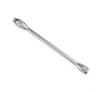 Tidevib Mini lanterna a gas portatile a lume di candela, kit con serbatoio vuoto ricaricabile e asta di prolunga per illuminazione tenda da campeggio ed escursionismo (asta di prolunga per antena)