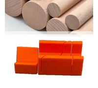 Tidevib Mini troncatrice per la lavorazione del legno con angoli di 45 e 90 gradi, plastica ABS, arancione, confezione da 2