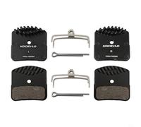 Tidevib Pastiglie freno a disco per bicicletta, H03A, quattro pistoni, raffreddamento in resina, per M8120 M7120 M6120 MT520 MT420, Saint M810 M820 ZEE M640 (2 paia)