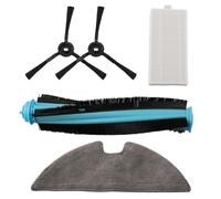 Tidevib Per Blaupunkt Per BlueBot Per Xtreme BPK-VCBB1XTE Per VRillo J300 Kit Parti di Ricambio 9/18 Pz Spazzola Principale Spazzole Laterali Filtro Mop Panno