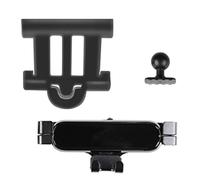 Tidevib Per Mazda CX-90 2024 Up Nero ABS Car Central Control Air Vent Phone Holder, Compatibile con Mazda CX-90 2024 2025