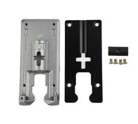 Tidevib Piastra di base in alluminio e ferro per Bosch 4304 set da pavimento, nero e argento, accessorio per macchina da seghetto alternativo