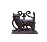 Tidevib Portatovaglioli da tavolo in ghisa a forma di uccello, per casa, ristorante, hotel, bar, decorazione, 13,5 x 11,5 x 6,5 cm, nero