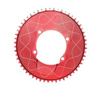 Tidevib Road For Bike - Corona singola BCD110 mm, 4 bulloni, design a denti stretti e larghi, per Shimano R7000, R8000, R9100, R7100, R8100, R9200, RX510, in alluminio