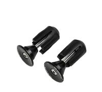 Tidevib Road For Bike Manubrio Grip End Cap, lega di alluminio + plastica ingegneristica, per manubri da 15-24 mm, vite M3, per ciclismo da corsa per bici