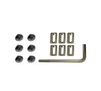 Tidevib Road For Bike - Tacchetti per pedali con 6 rondelle e 6 viti M5, compatibili con SPD e KEO