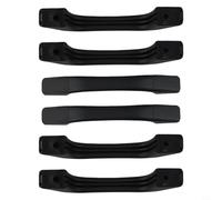 Tidevib Robusta maniglia per porta da 175 mm con coperchio per camper e rimorchi, durata (6 pezzi)
