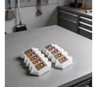 Tidevib Sacchetti autosvuotanti per robot aspirapolvere SwitchBot S1 Plus/W, accessori di ricambio per sistema di filtrazione in tessuto non tessuto, opzioni di confezione multipla disponibili