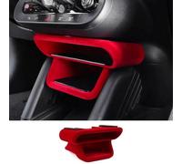 Tidevib Scatola portaoggetti a strati per cambio auto per Mini Cooper E/SE J01 EV e Cooper S ACEMAN J05, ABS e pelle scamosciata, organizer interno