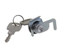 Tidevib Serratura a camma codificata con cassetto POS a clip rapida, distributore automatico, scatola, cassetta postale, serratura di sicurezza in lega di zinco con 2, argento