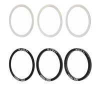 Tidevib Set di 6 rondelle per movimento centrale della bicicletta, 24/29/30 mm, per BB86/91/92/BB30/PF30, in acciaio inox e lega di alluminio per bici da strada e mountain bike