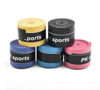 Tidevib Set di nastri overgrip per racchette da tennis, 60 pezzi, materiale antiscivolo, assorbe il sudore, per badminton, squash, canne da pesca, colori casuali
