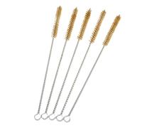 Tidevib Set di spazzole per la pulizia di tubi e tubi in acciaio inossidabile per la rimozione di ruggine e polvere, 5 pezzi con diametro da 10 mm/15 mm/20 mm/25 mm/30 mm e lunghezza 30 cm