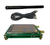 Tidevib Sorgente del generatore di segnale di MAX2870 rf 235MHz a 6000MHz con il LCD di tocco, potere per il condizionamento del segnale e la prova