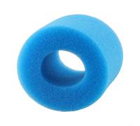 Tidevib Spugna di ricambio per filtro in schiuma per piscina, riutilizzabile, lavabile, per tipo I II VI con foro centrale, fornitura di manutenzione blu per piscine (VI)