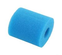 Tidevib Spugna per filtro in schiuma per piscina, riutilizzabile, lavabile, per tipo I II VI con foro centrale, fornitura di manutenzione blu per piscina (I)