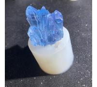 Tidevib Stampi in silicone per resina epossidica roccia per pietra di cristallo e ghiaia colata con 6 forme per la realizzazione artigianale