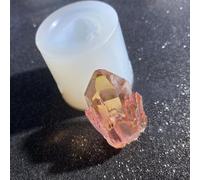 Tidevib Stampi in silicone per resina epossidica roccia per pietra di cristallo e ghiaia, set da 6 pezzi per progetti artigianali