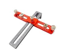 Tidevib Strumento per foratura di precisione con distanza tra i fori da 5,3 e 8,9 cm, per una costruzione duratura in lega di alluminio per maniglie e cassetti