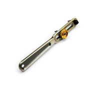 Tidevib Strumento regolabile per aprire la cassa dell'orologio da 50 mm con punta da 1,6 mm per la riparazione di orologi, realizzato in metallo color bronzo