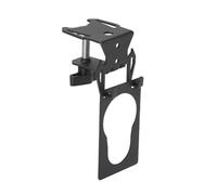 Tidevib Supporto per cartuccia di gas da campeggio con supporto salvaspazio sotto il tavolo, gancio in ferro con blocco a spirale per tavoli ≤ 2,5 cm, con apribottiglie