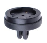 Tidevib Supporto per computer da bicicletta per Garmin per Bryton Wahoo, in metallo per contachilometri da bici Staffa base 36,5 mm, quadrante nero a due piedi