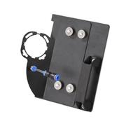 Tidevib Supporto per smerigliatrice angolare per taglio smussato a 45 gradi, per smerigliatrici di tipo 100, altezza regolabile da 1 a 3 mm, per piastrelle, pietra, legno, metallo, con interfaccia