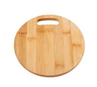 Tidevib Tagliere in legno per cucina, campeggio e viaggi con base antiscivolo, materiale in legno naturale, dimensioni 18 x 18 x 2 cm, colore tronco