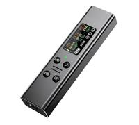 Tidevib Tester personale di radiazione del dosimetro con tubo Geiger-Muller, gamma 005uSv/h-10mSv/h, schermo TFT, allarme di vibrazione della luce del suono, ricaricabile, rosso