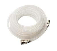 Tidevib Tubo flessibile per compressore d'aria, 5 x 8 mm (5 mm ID, 8 mm OD) utensili pneumatici, lunghezza 10/15/20 m, tubo in EVA con connettori rapidi (tipo (-), trasparente