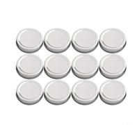 Tidgel 12 in Stagno per Conserve Bocca Standard 70mm 12 in Stagno per | Materiale stagno , riutilizzabili volte, finitura argento elegante, adatti a bocca standard