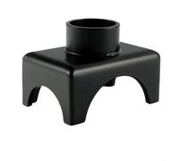 Tidgel Adattatore per sella asse bottiglia RV in acciaio resistente adatto a tubi rotondi o quadrati da 2 3 4 pollici, per auto, camper, rimorchi, facile da installare