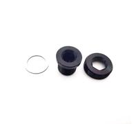 Tidgel Bullone per pedivella M15 M22 per SRAM per GX G1000, vite autoestraente, in lega di alluminio, colore nero, strumento di rimozione della guarnitura della bici (dado+bullone)