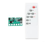 Tidgel Circuito solare dell'iluminazione stradale,con telecomando per 3.2V 6.4V 12.8V per LiFePO4 e 3.7V 7.4V 11.1V batteria al litio,Ingresso pannello 5V-18V