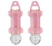 Tidgel Confezione da 2 luci da pesca a LED multi-angolo (luce rossa)