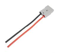Tidgel Connettore da 50 A con filo da 20 cm, cavo per batteria resistente a 2 pin 600 V per carrelli elevatori elettrici solari (12AWG-20 cm)