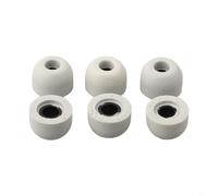 Tidgel Cuscinetti auricolari in memory foam per Sony WF-1000XM4, XM5, C700N, LinkBuds S, morbidi cuscinetti con isolamento acustico, con custodia, nero (L nero)