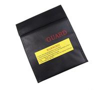 Tidgel Custodia di sicurezza per batteria LiPo ignifuga, custodia di ricarica per droni FPV RC auto 260 x 130 x 150 mm nero (23 x 30 cm)
