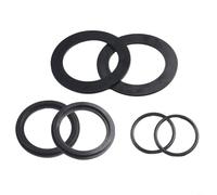 Tidgel Kit di guarnizioni O-Ring per valvole a stantuffo, 6 pezzi, guarnizione in gomma di ricambio per modelli 10745, 10262, 10255, adatto per raccordi da 1-1/2", nero