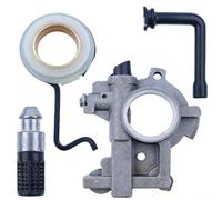 Tidgel Kit olio pompa olio per motosega 065 064AV MS650 066 MS660, ugello a vite senza fine in metallo sostituisce 1122 640 3205 per lubrificazione liscia
