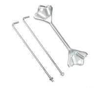 Tidgel Kit staffa batteria 5492735 per Opel per VAUXHALL per CHEVROLET, supporto di montaggio batteria in metallo con distanza tra i fori di 18 cm, ricambio diretto