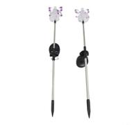 Tidgel Luci Solari Angelo 2 Memoriale Cimitero Luci Solari Angelo 2 | Design angelo artistico, luce eterea confortante, per omaggio ai defunti, per decorazione cimitero elegante